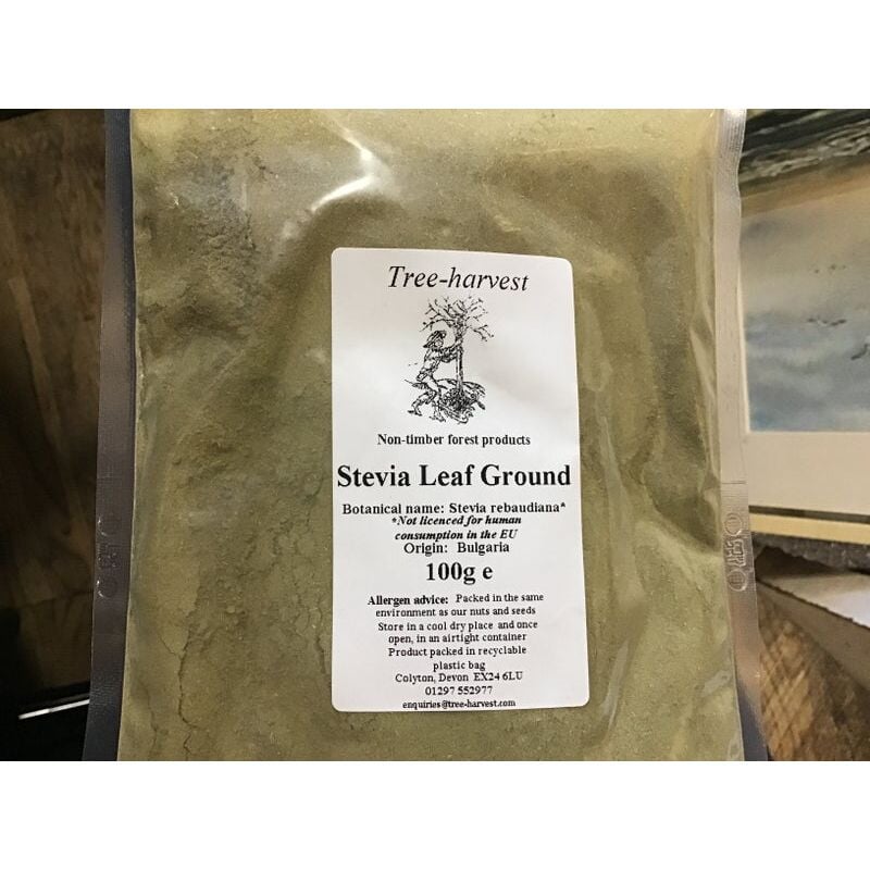 Tree Harvest Stevia Leaf Ground 100g